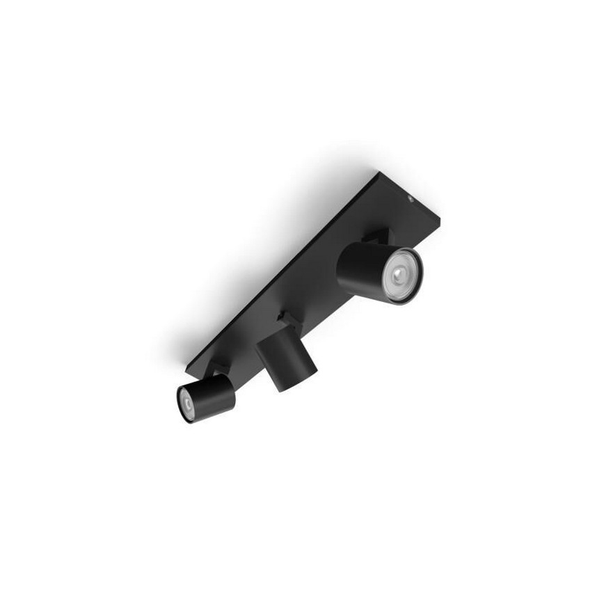 Philips - LED RGBW Dimbart spotarmatur RUNNER 3xGU10/6,5W/230V 2700-6500K svart