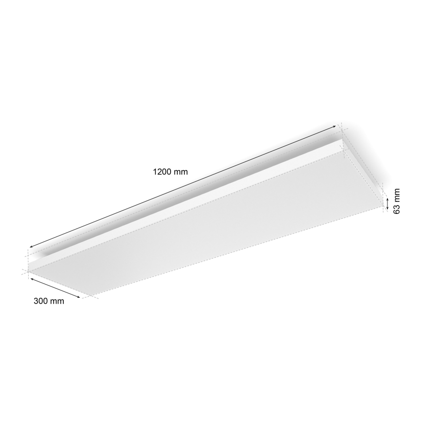 Philips - LED RGBW Dimbar taklampa Hue DATURA LED/67W/230V 2000-6500K
