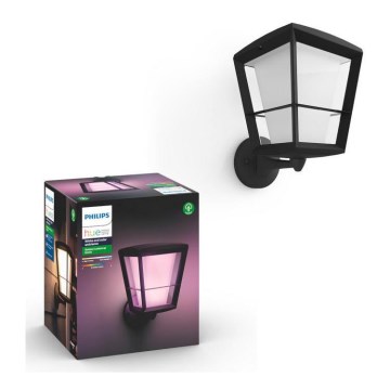 Philips - LED RGBW Dimbar utomhus vägglampa Hue ECONIC LED/15W/230V IP44