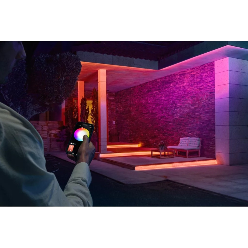 Philips - LED RGBW dimbar utomhusremsa Hue FLUX 5m LED/30W/230V 2200-6500K IP67