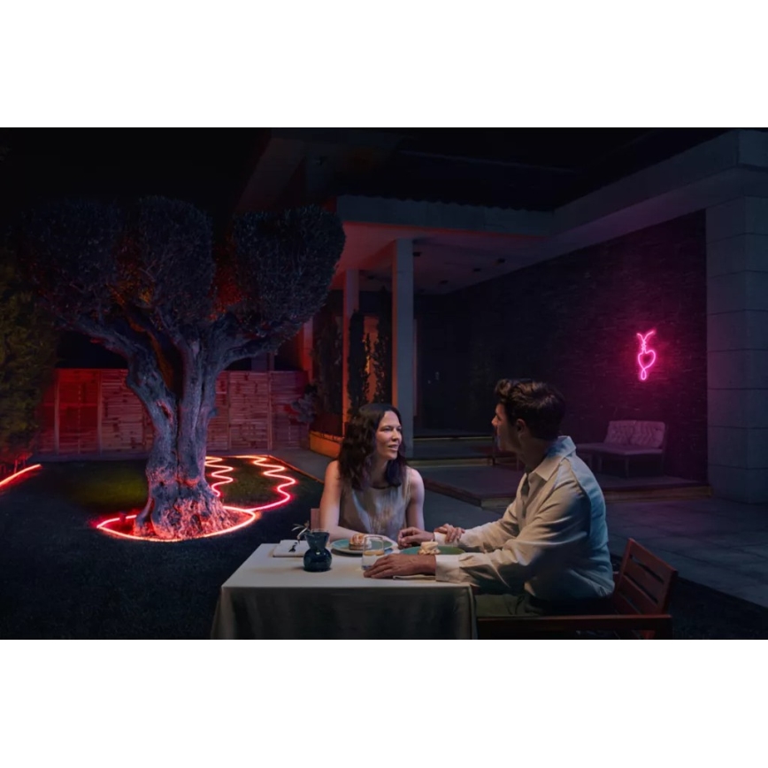 Philips - RGBW-dimbart utomhus-LED-remsa Hue NEON 10 m LED/30W/230V 2200-6500K IP67