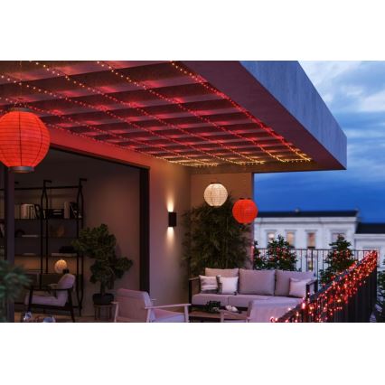 Philips - LED RGBW dimbar utomhusslinga HUE WHITE AND COLOR AMBIANCE 500xLED 44,4 m 2000-6500K IP54
