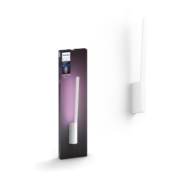 Philips - LED RGBW Dimbar vägglampa Hue LIANE White And Color Ambiance 1xLED/12W/230V