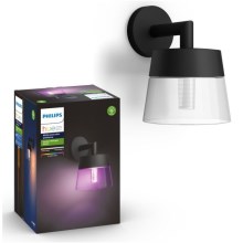 Philips - LED RGBW Dimbar vägglampa utomhus Hue ATTRACT LED/8W/230V 2000-6500K IP44