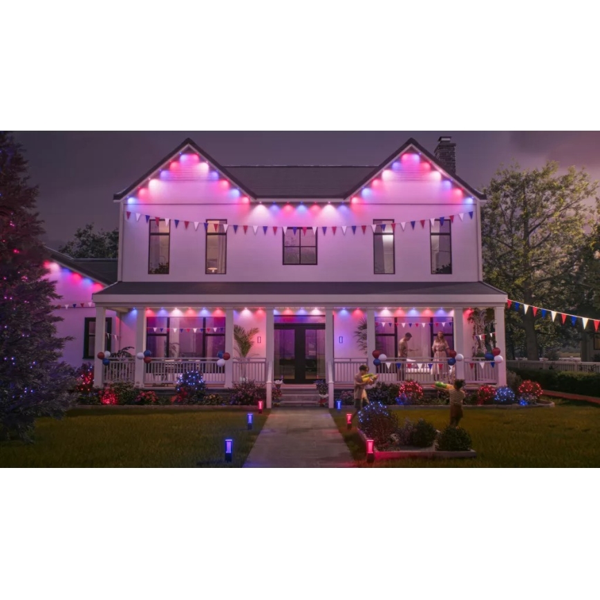 Philips - LED RGBW dimbar utomhusslinga Hue FESTAVIA 32xLED 18m 1000-20000K IP65