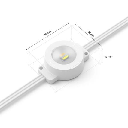 Philips - LED RGBW dimbar utomhusslinga Hue FESTAVIA 32xLED 18m 1000-20000K IP65