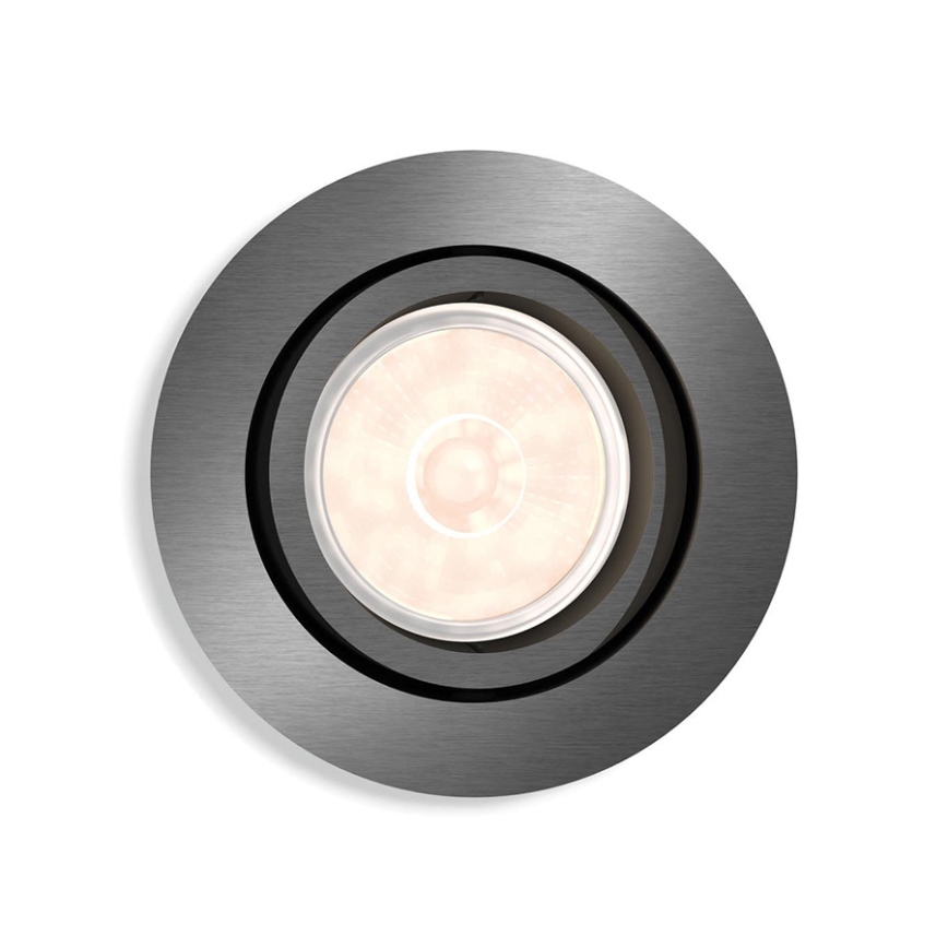 Philips - LED RGBW dimbar infälld downlight DONEGAL 1xGU10/4,8W/230V + fjärrkontroll