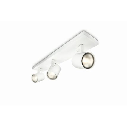 Philips - LED RGBW dimbar spotlight RUNNER 3xGU10/6,5W/230V 2700-6500K vit