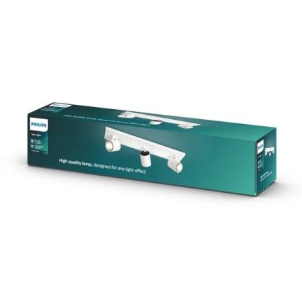 Philips - LED RGBW dimbar spotlight RUNNER 3xGU10/6,5W/230V 2700-6500K vit
