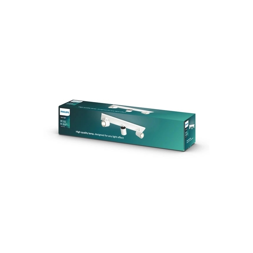 Philips - LED RGBW dimbar spotlight RUNNER 3xGU10/6,5W/230V 2700-6500K vit