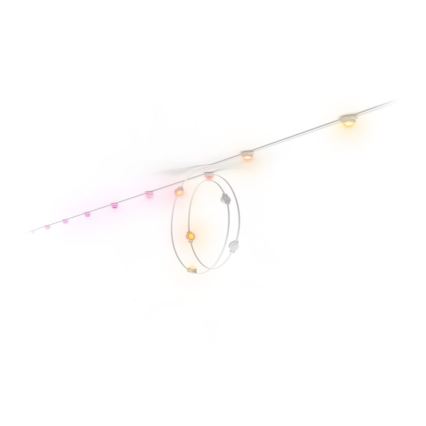 Philips - RGBW-LED förlängningsbar dimbar utomhusslinga Hue FESTAVIA 16xLED 9m 1000-20000K IP65