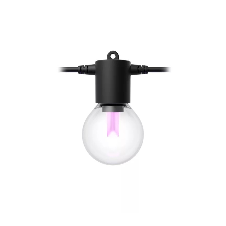 Philips - Hue FESTAVIA utomhusslinga, RGBW LED, förlängningsbar och dimbar, 30×LED, 21 m, IP65