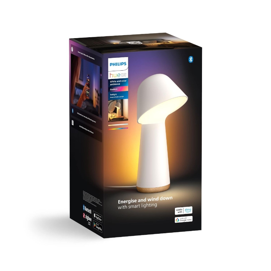 Philips - LED RGBW Ljusreglerad bordslampa Hue TWILIGHT LED/13,4W/230V 2000-6500K