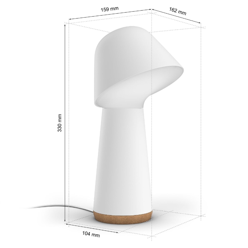 Philips - LED RGBW Ljusreglerad bordslampa Hue TWILIGHT LED/13,4W/230V 2000-6500K