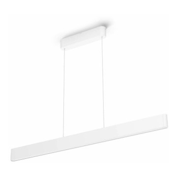 Philips - LED RGBW Ljusreglerad ljuskrona på textilsladd Hue ENSIS White And Color Ambiance 2xLED/39W/230V