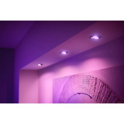 Philips - LED RGBW Ljusreglerad upphängd taklampa Hue CENTURA 1xGU10/4,2W/230V 2000-6500K