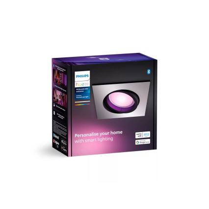 Philips - LED RGBW Ljusreglerad upphängd taklampa Hue CENTURA 1xGU10/4,2W/230V 2000-6500K