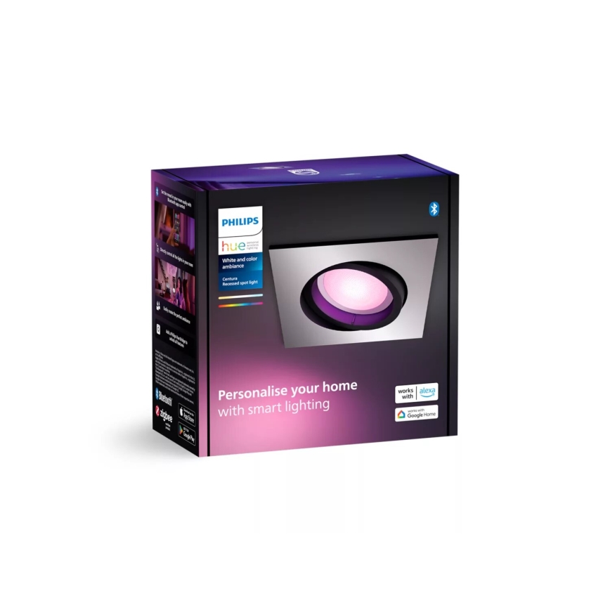 Philips - LED RGBW Ljusreglerad upphängd taklampa Hue CENTURA 1xGU10/4,2W/230V 2000-6500K