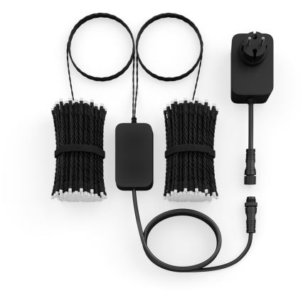 Philips - LED RGBW Ljusreglerad utomhus kedja HUE WHITE AND COLOR AMBIANCE 500xLED 44,4 m 2000-6500K IP54