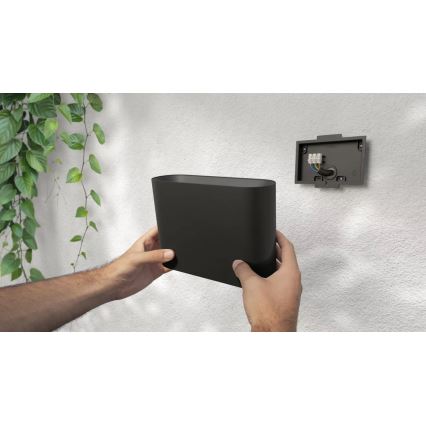 Philips - LED RGBW Dimbar vägglampa utomhus Hue DYMERA 2xLED/10,2W/230V 2000-6500K IP44