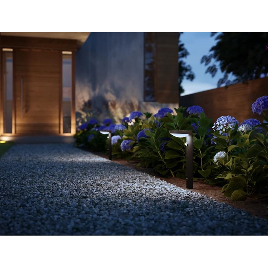 Philips - LED solcellslampa med rörelse- och skymningssensor LED/1,2W/4V 1800 mAh 4000K IP44