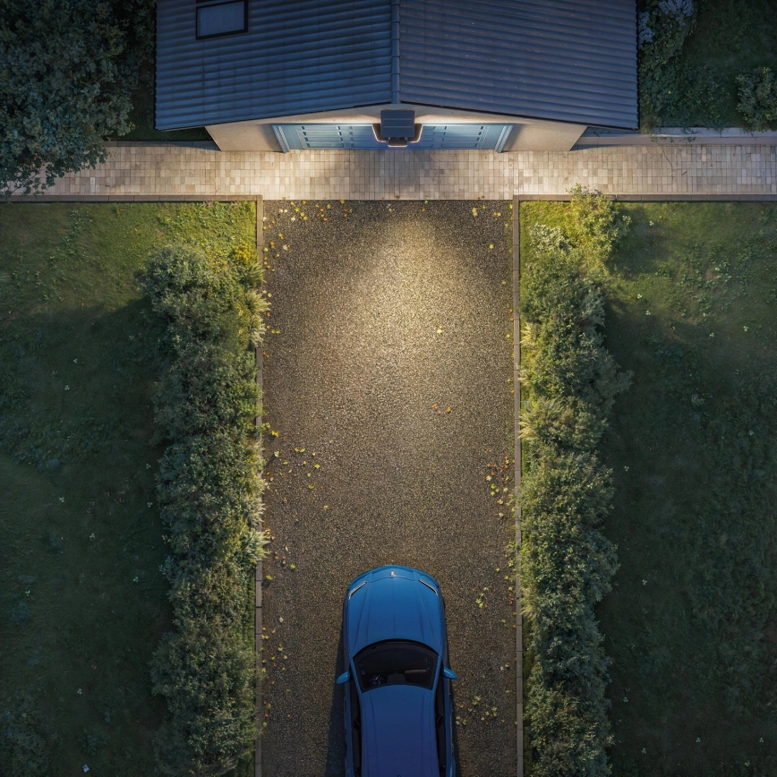 Philips - ZYREN LED-solcellsvägglampa med sensor LED/24,5W/3,7V 2600 mAh 3000K IP65