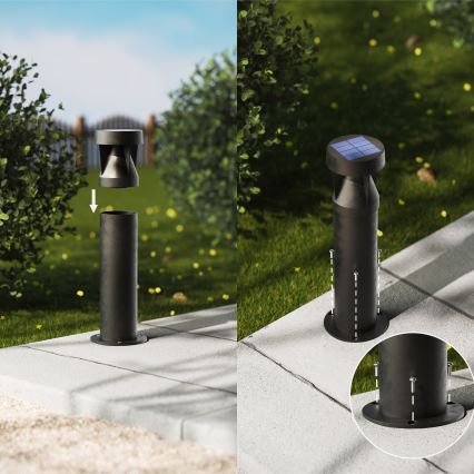 Philips - LED Solarlampa AVERY LED/1,8W/3,7V 2600 mAh 2700K IP44