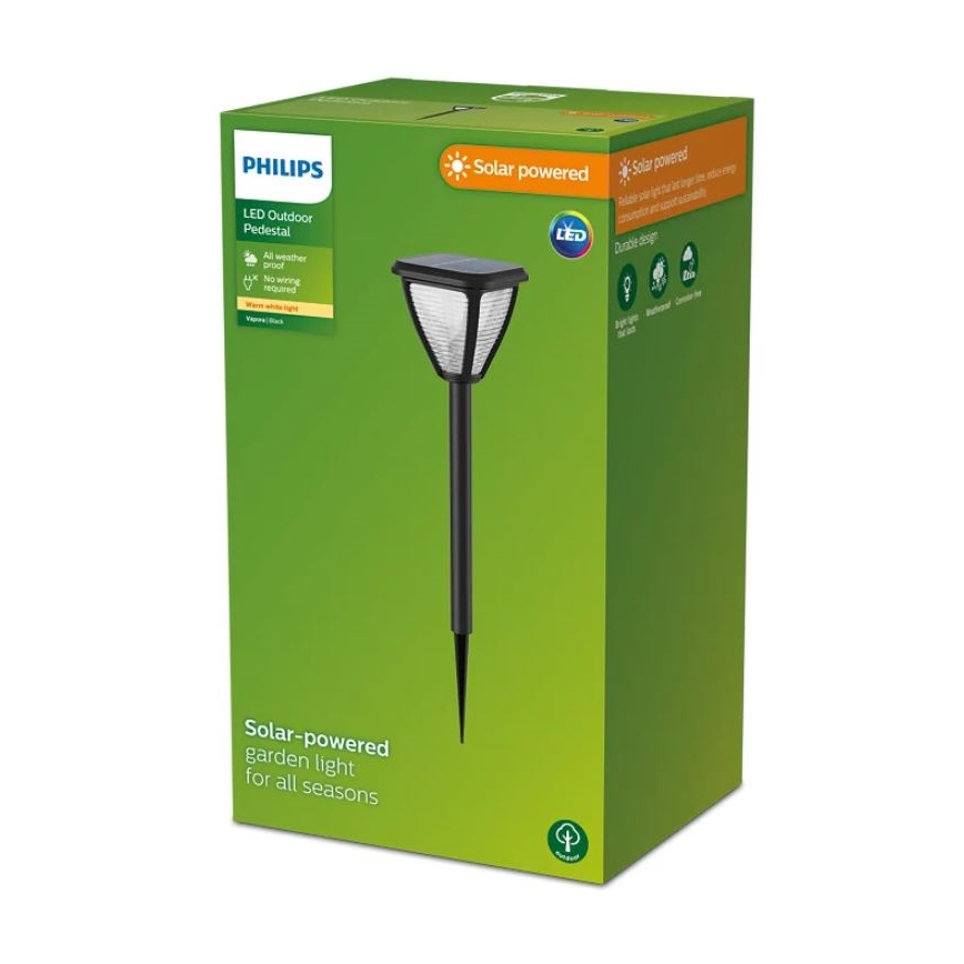 Philips - LED Solarlampa VAPORA LED/1,5W/3,7V 1500 mAh IP44