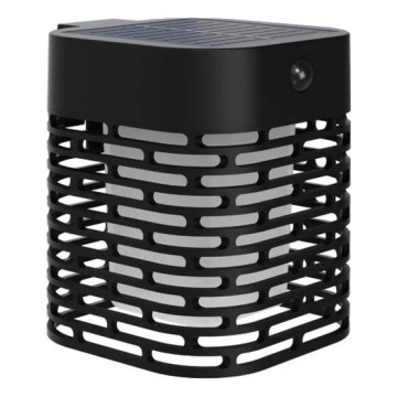 Philips - LED solcellsvägglampa med sensor HARA LED/3,8W/3,7V 800 mAh 2700K IP44 svart