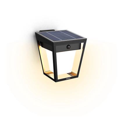 Philips - LED solcellsvägglampa med rörelse- och skymningssensor NISSA LED/1,8W/3,7V 2600 mAh 3000K IP44