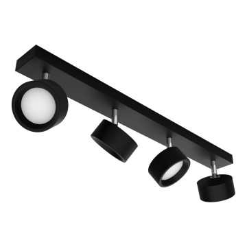 Philips - LED spotlight 4xLED/5,5W/230V svart