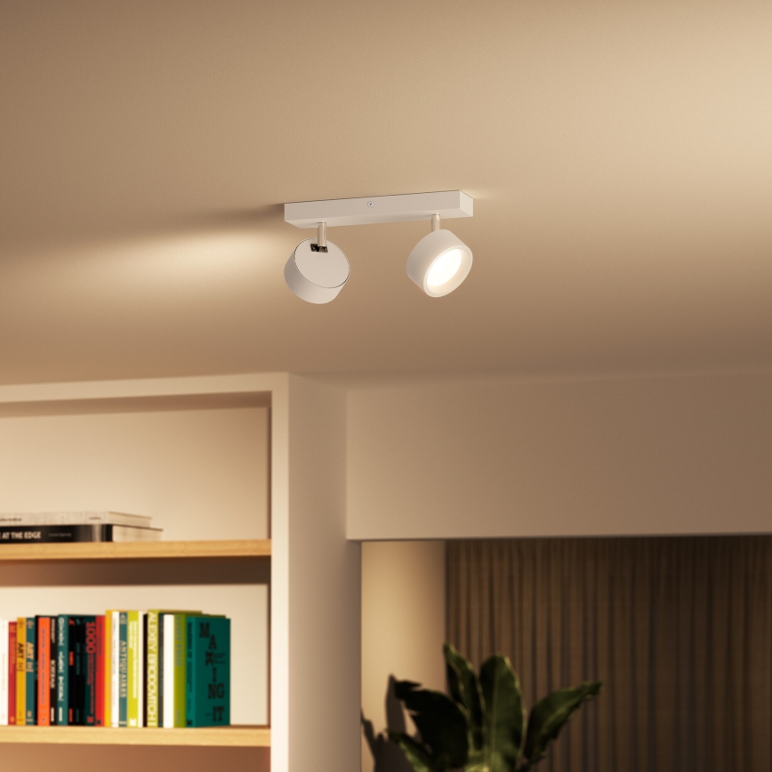 Philips - LED spotlight 2xLED/5,5W/230V vit