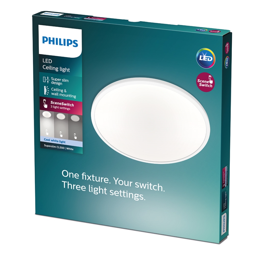Philips - LED Takbelysning klar 1xLED/15W/230V 4000K