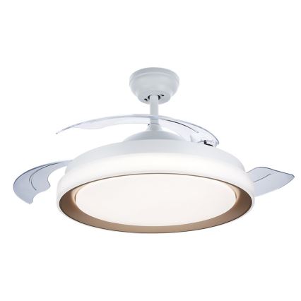 Philips - LED taklampa med inbyggd fläkt LED/35W/230V 5500/4000/2700K guld + fjärrkontroll