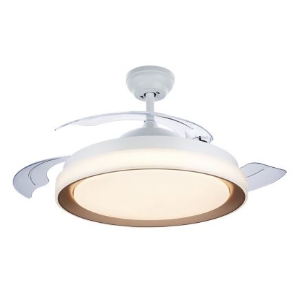 Philips - LED taklampa med inbyggd fläkt LED/35W/230V 5500/4000/2700K guld + fjärrkontroll