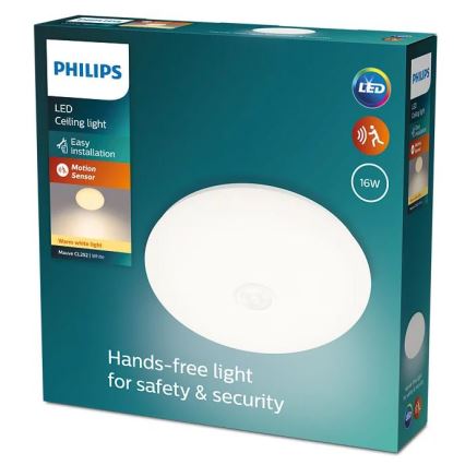 Philips - LED taklampa med sensor LED/16W/230V 2700K