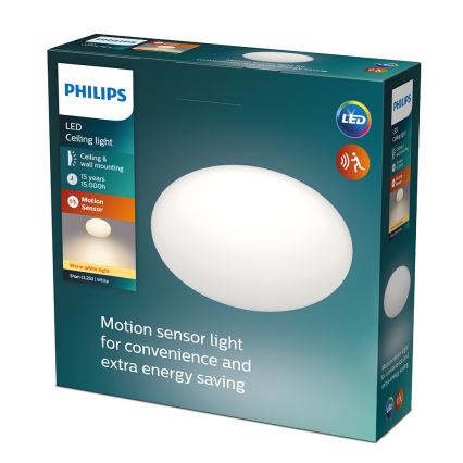 Philips - LED taklampa med sensor LED/12W/230V 2700K
