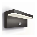 Philips - LED Utomhus vägglampa med sensor BUSTAN LED/3,8W/230V 2700K IP44