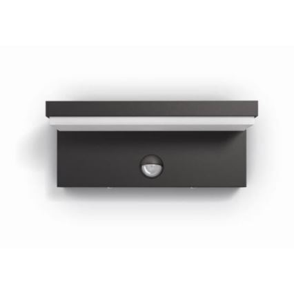 Philips - LED Utomhus vägglampa med sensor BUSTAN LED/3,8W/230V 2700K IP44