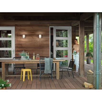 Philips - LED Utomhus vägglampa med sensor PYTHON LED/3,8W/230V IP44