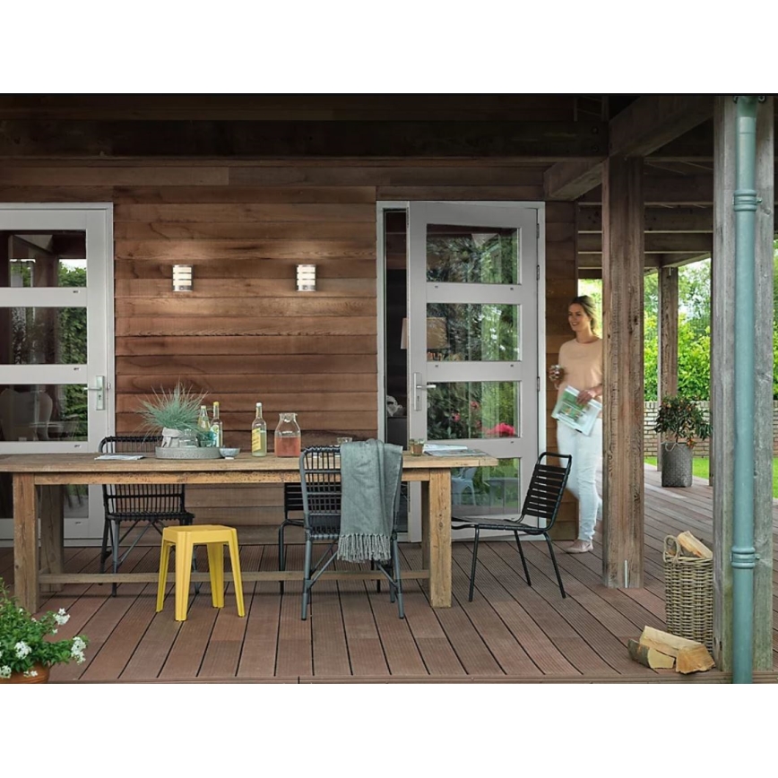 Philips - LED Utomhus vägglampa med sensor PYTHON LED/3,8W/230V IP44