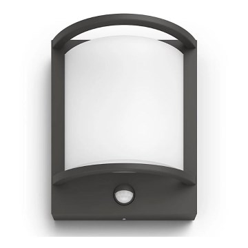 Philips - LED Utomhus vägglampa med sensor SAMONDRA LED/3,8W/230V IP44