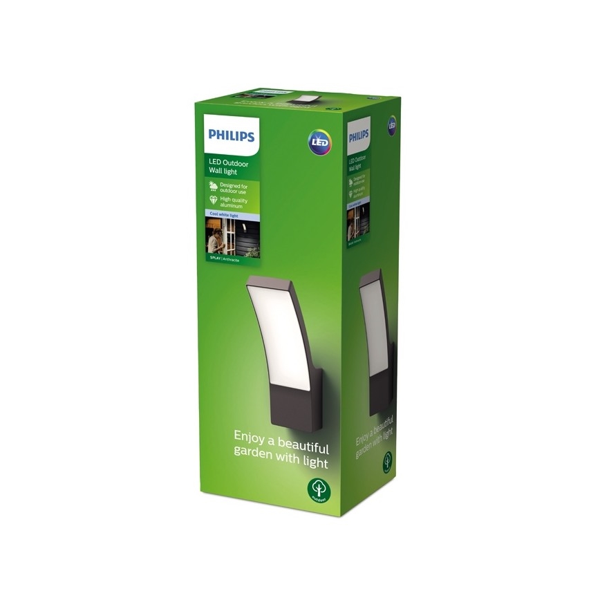 Philips - LED Utomhus vägglampa  LED/12W/230V 4000K IP44