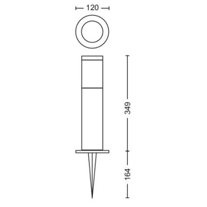 Philips - LED utomhuslampa GARDENLINK LED/6W/230V 2700K IP44
