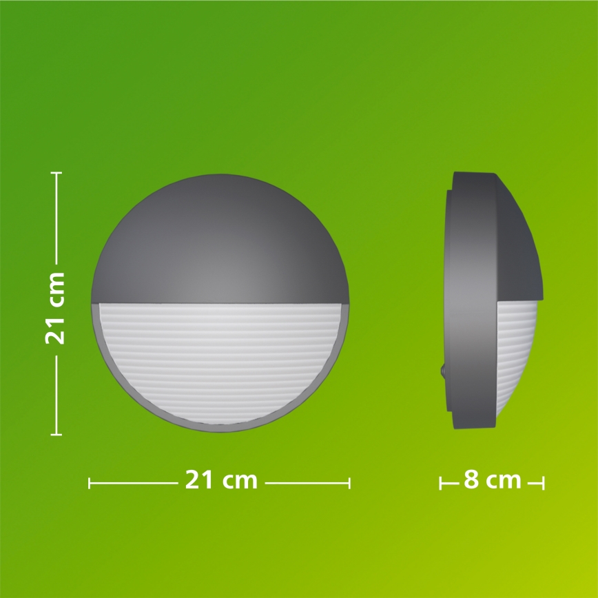 Philips - LED utomhusväggarmatur CAPRICORN LED/4,3W/230V IP44