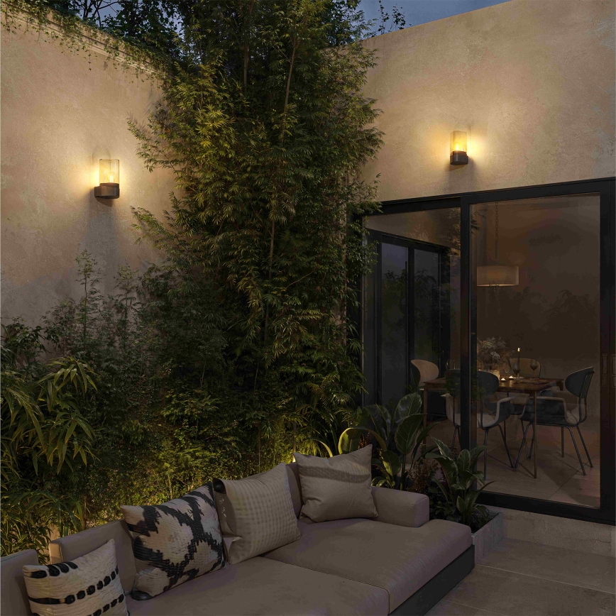 Philips - LED-utomhusvägglampa NAYL 1xE27/4W/230V 2700K IP44