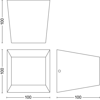 Philips - LED vägglampa för utomhusbruk ALIX LED/4,3W/230V 2700K IP44