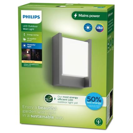 Philips - LED vägglampa för utomhusbruk ARBOUR LED/3,8W/230V 2700K IP44
