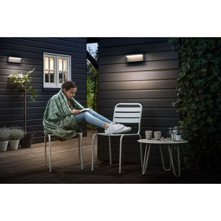 Philips - LED vägglampa för utomhusbruk BUSTAN LED/3,8W/230V 2700K IP44