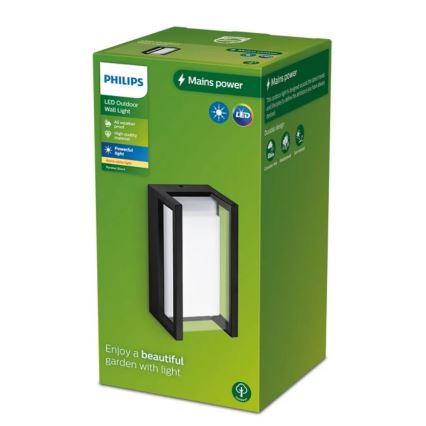 Philips - LED vägglampa för utomhusbruk PYRONA LED/12W/230V IP44